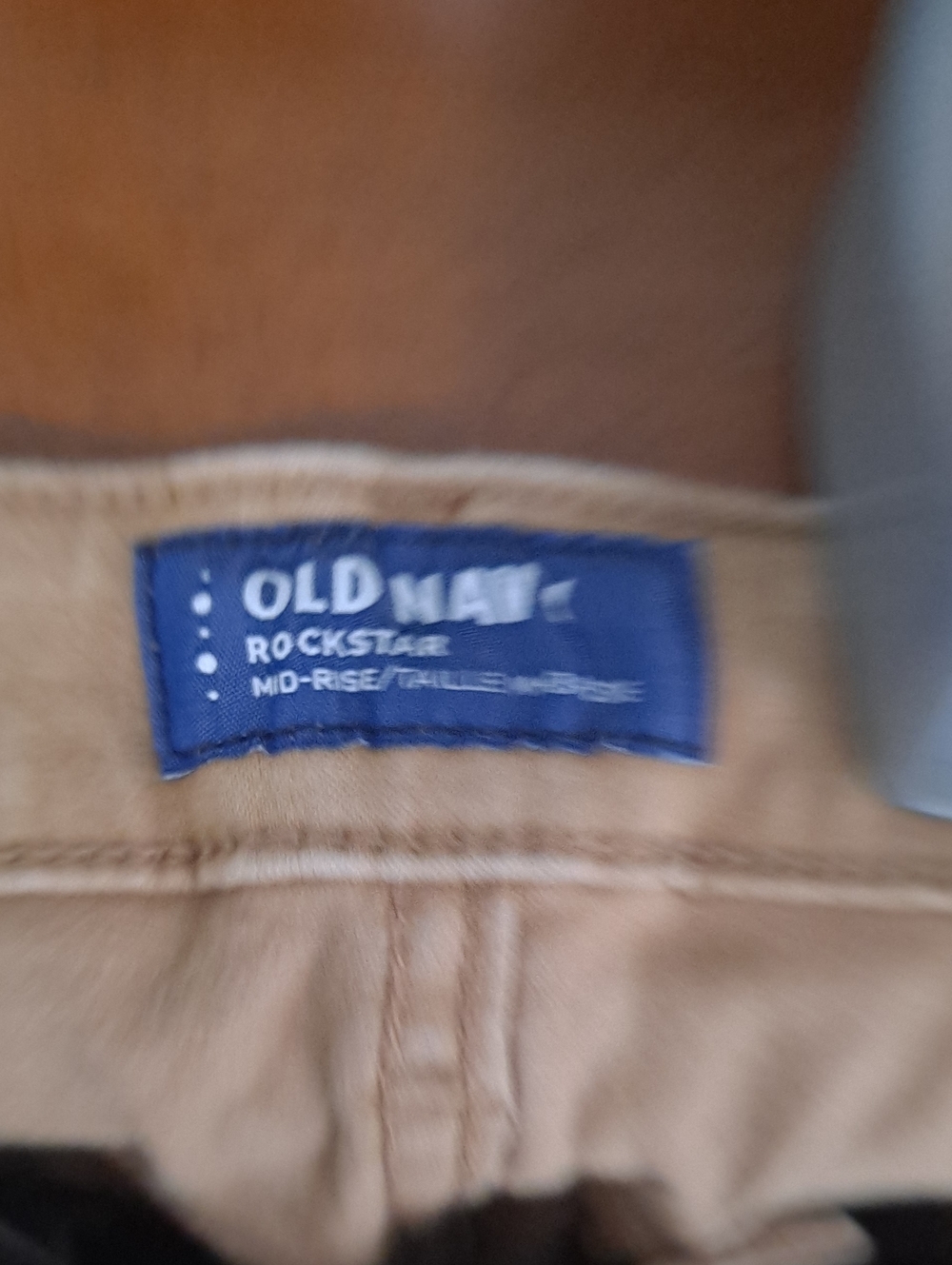 Old Navy Rockstar Mid-Rise Men’s Chinos — Tan